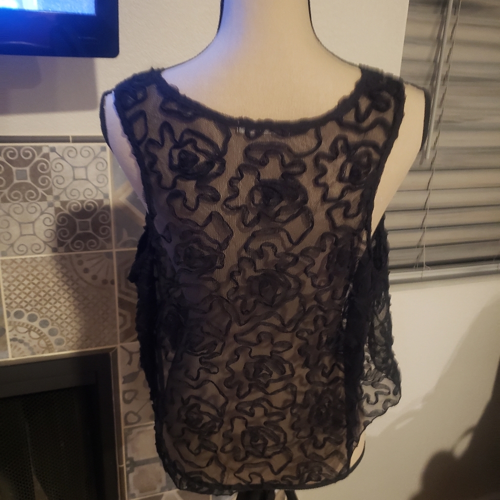 SOLD ***" Free people sheer top - Picture 3 of 6